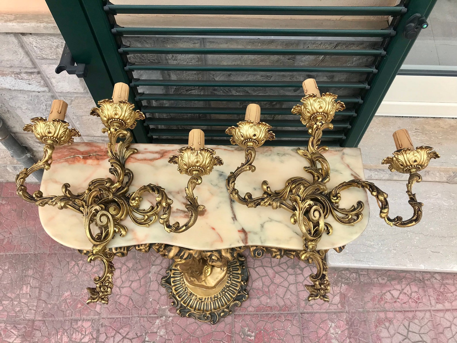 Pair of Antique French Appliques Wall Lamps Louis XVI France Etsy