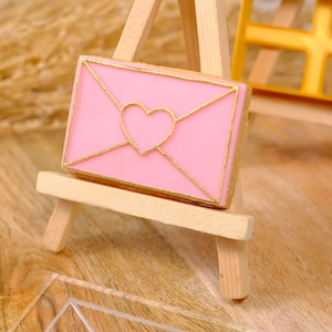 ADL Fondant Cookie Embosser | Liebesbrief | Liebe | Keksstempel und Ausstecher