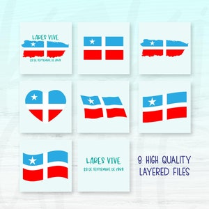Lares Flag Bundle fichiers de téléchargement numérique de haute qualité pour l’impression, la découpe de vinyle, directement sur le vêtement, directement sur le film, le transfert thermique.