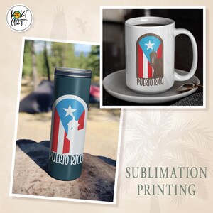 Puerto Rico Flag Morro Garita Arch | High Quality Digital Files | Printing | Sublimation | Heat Transfer | Vinyl Cutting | Digital Download. image 5