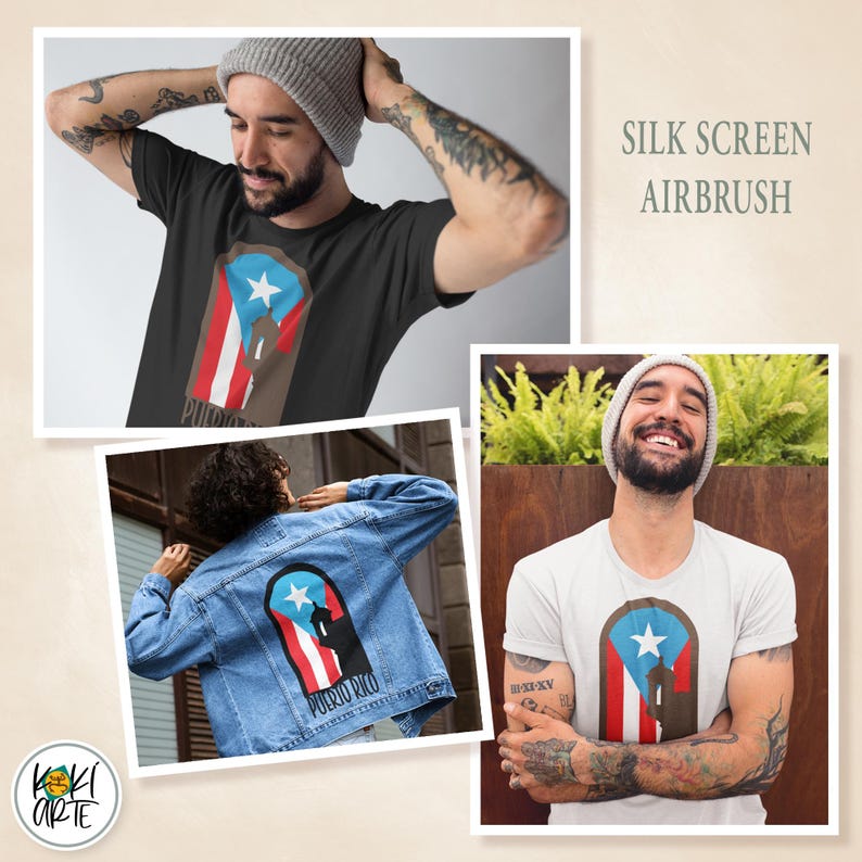 Puerto Rico Flag Morro Garita Arch | High Quality Digital Files | Printing | Sublimation | Heat Transfer | Vinyl Cutting | Digital Download. image 4