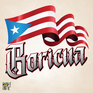 Boricua, Tattoo Style PNG, Clipart Sublimation Design, Download PNG Instant Digital Only, Boricua DTF png File, Puerto Rico Handmade Design