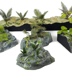 Jungle Plants set 1 - 1:35 scale - unpainted - 5 ultra-thin photo-etch sheets (Matho Models 35082)