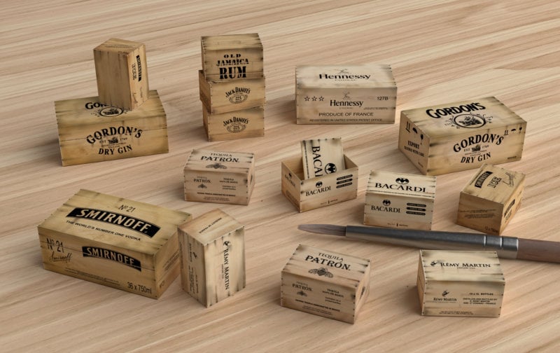 302 Whiskey Crate Images, Stock Photos, 3D objects, & Vectors