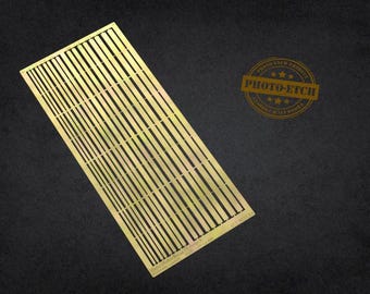 PE Brass Strips B: 1,25 - 3mm (0,10mm thickness) - all scales - photo-etch sheet - unpainted and unassembled (Matho Models 80044)