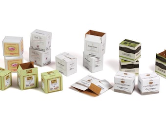 Cardboard Boxes - wine - 1:35 scale - printed paper (Matho Models 35090)