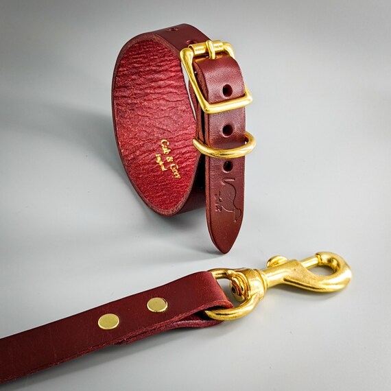 Greyhound collar and store lead set