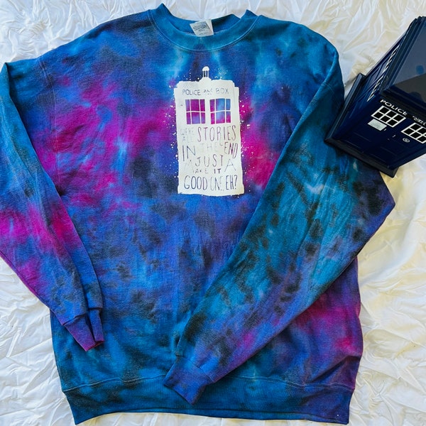 Doctor Who Galaxy Dye Sweatshirt