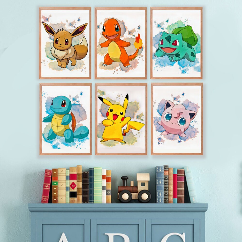 Pokemon Posters Canvas, Canvas Home Background