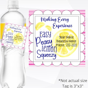 Making Every Experience Easy Peasy, Business Referral Gift Tag, Real Estate Pop-By