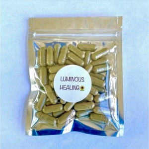 Hyssop Herb Capsules 500 mg >> 100 vegetarian capsules