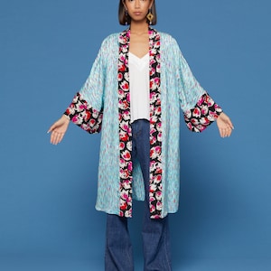 Kimono in pure silk &quot;CAPRI&quot;