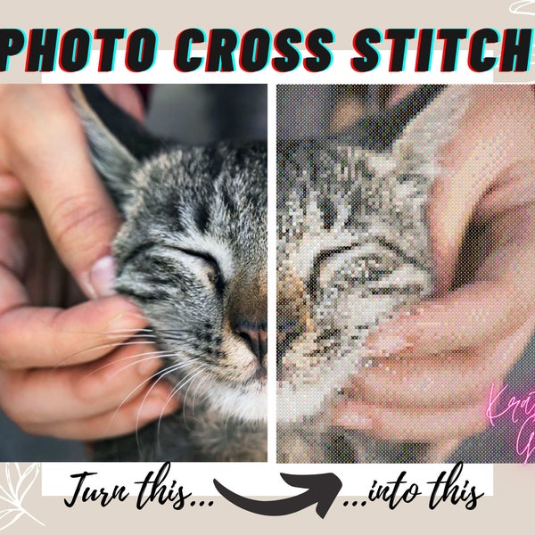 I will convert  image to a perfect cross stitch pattern cross stitch patterns PDF for you create cross stitch pattern from your image file