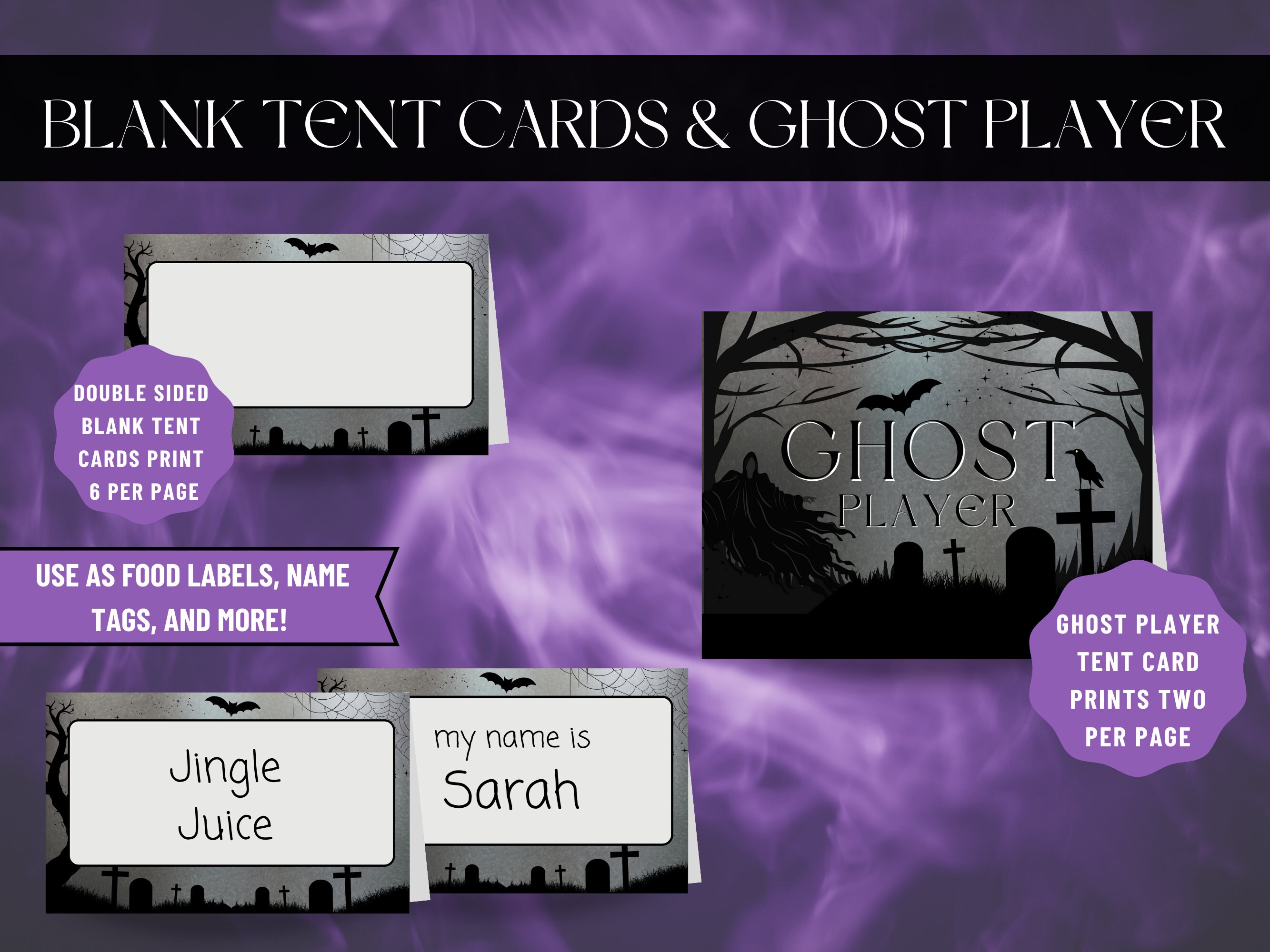 Printable Spooky Halloween Bunco Set With Score Sheets, Tally Sheets ...