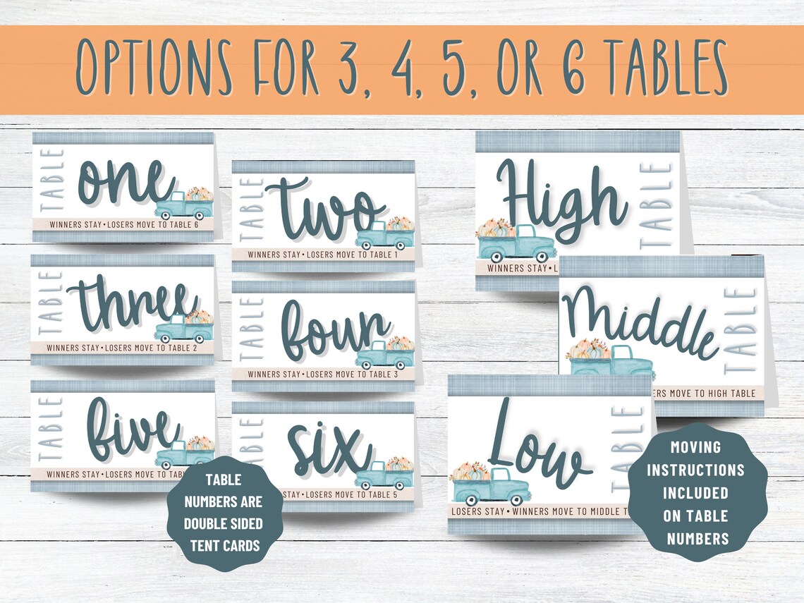 Printable Thanksgiving Bunco Set With Scorecards, Tally Sheets, Table ...