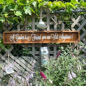 A Garden is a Friend you can Visit Anytime Digital Download, SVG, PNG 2 Files.