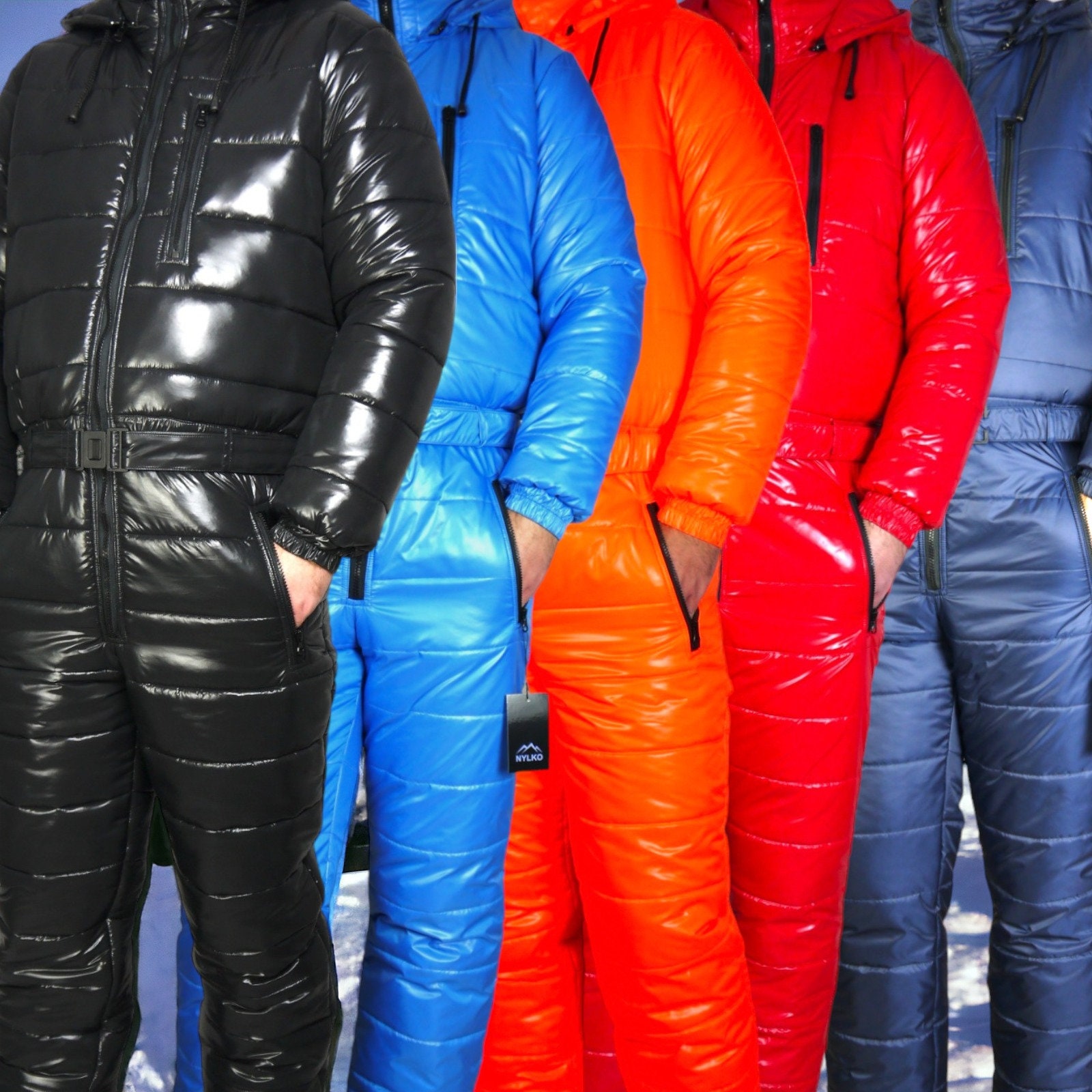 Shiny Nylon Nylko Shiny Nylon Ski Overall, Snow Overall, Ski Shiny Nylon Nylko Shiny Nylon Ski Overall, Snow Overall, Ski
