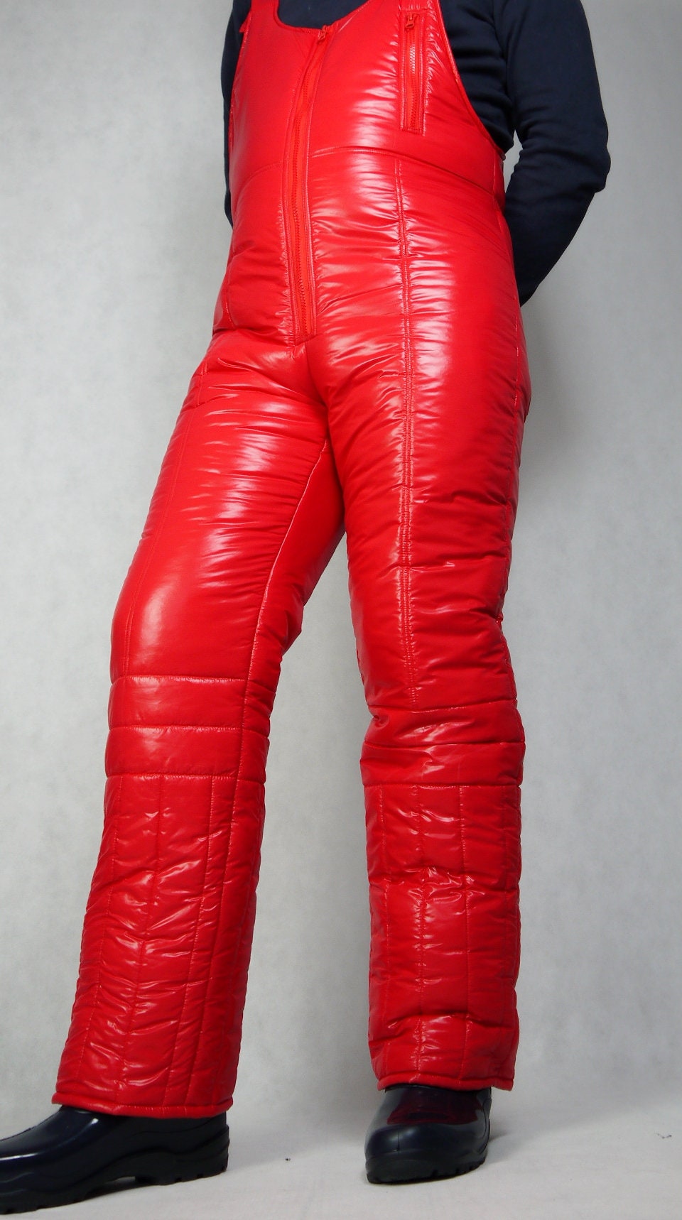 Shiny Nylon Nylko Shiny Nylon Trousers OLD Pants Ski