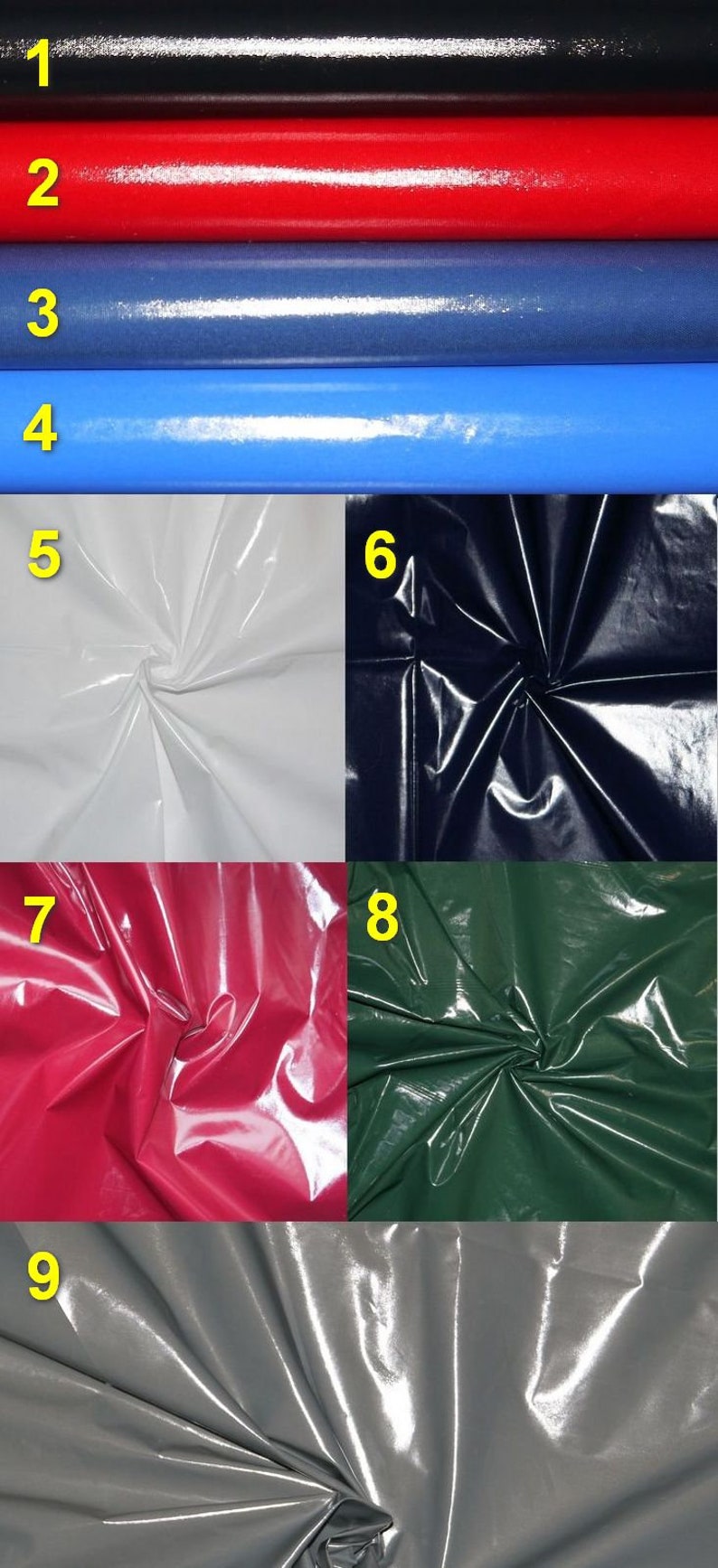 Slip nylon brillant Nylon brillant LACK PVC Wetlook slip nylon brillant avec doublure image 6
