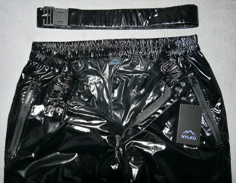 Shiny Nylon Nylko Shiny Nylon Trousers OL Pants Ski Trousers Snow