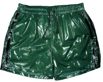 【SCENERITY】Nylon Wind Shorts Performance Solid Windjammer Hybrid, Black – Vintage 1946