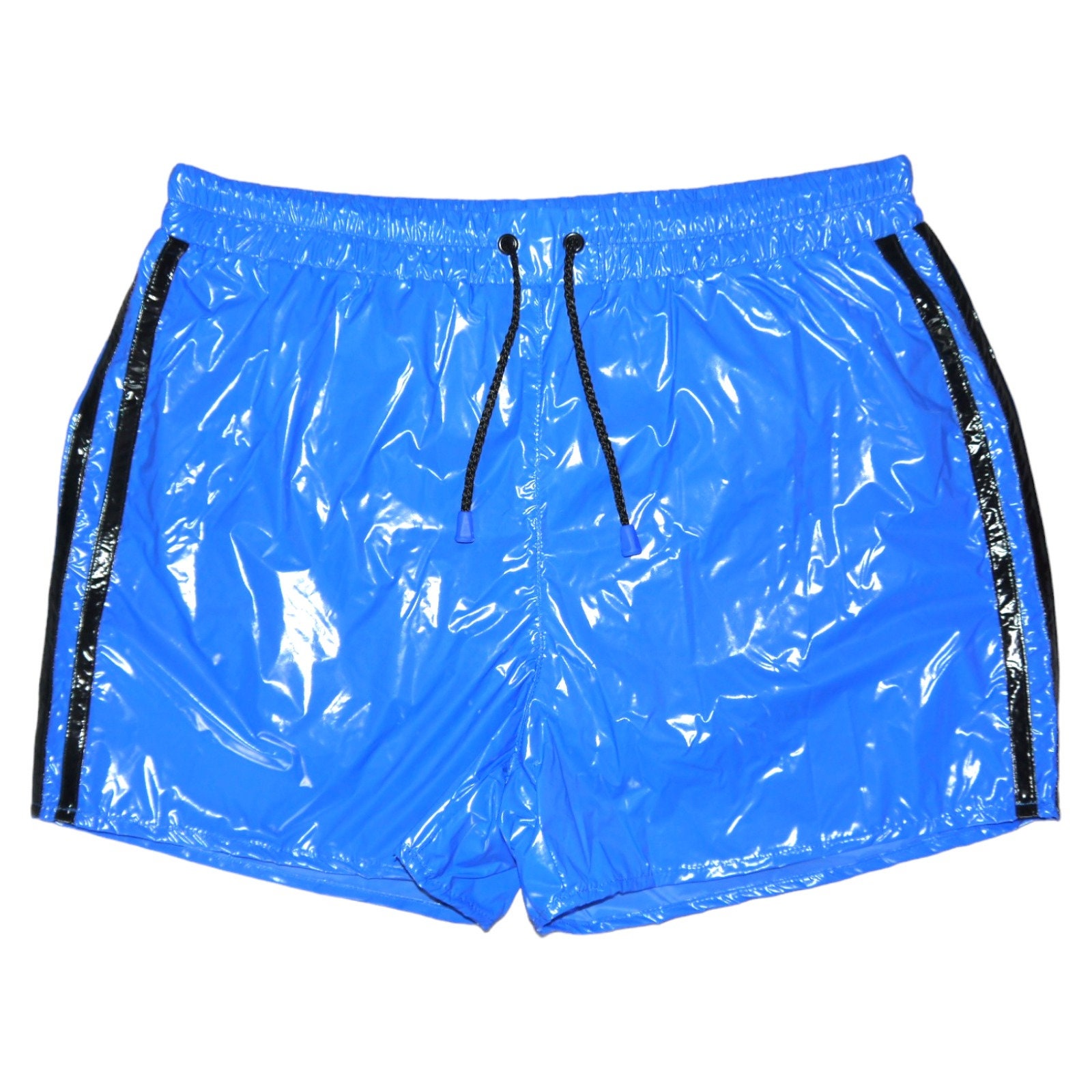 【SCENERITY】Nylon Wind Shorts Shorts PS Sprinter Shorts Nylon Shiny Nylon LACK PVC Wetlook