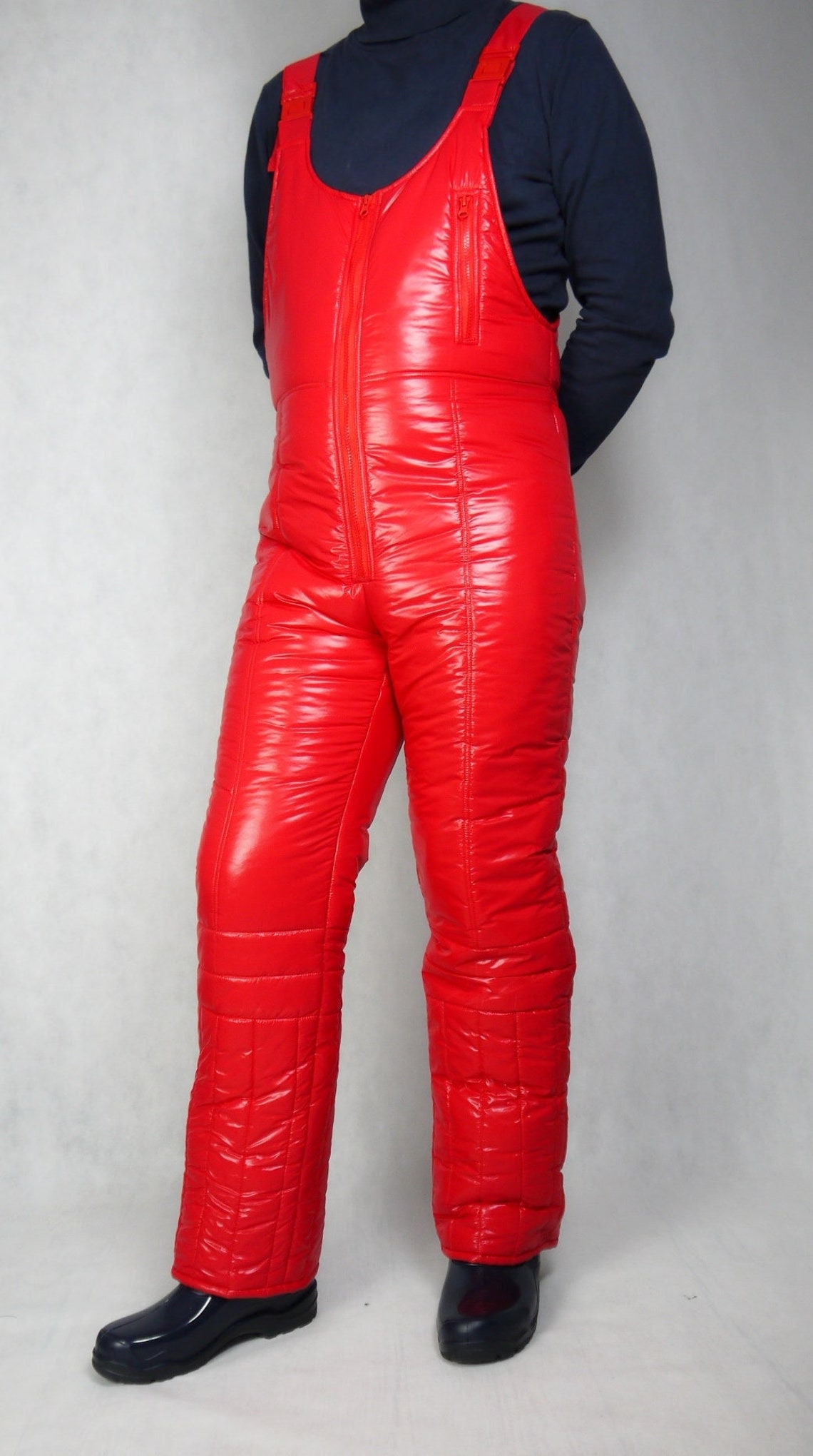 Shiny Nylon Nylko Shiny Nylon Trousers OLDPK Pants Ski - Etsy