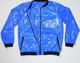ジャケット・アウター SCULPTOR glossy nylon jacket red SCULPTOR glossy nylon jacket red