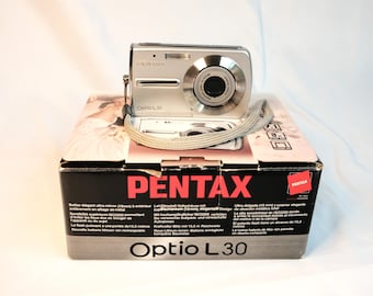 Y2K Pentax Optio L30: 7.1MP Retro Digital Camera - Boxed - Etsy