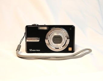 Panasonic Lumix DMC-F3: 12.1 MP Retro Digital Camera with Charger & Case