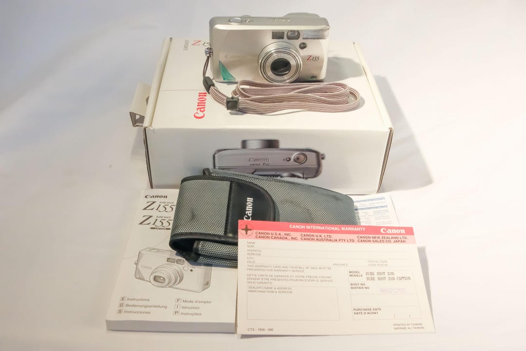 Y2K Canon Sure Shot Z155 35mm Film Camera - Autoboy Z155