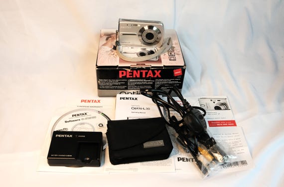 Y2K Pentax Optio L30: 7.1MP Retro Digital Camera - Boxed - Etsy