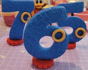 Videogame Birthday Candle | Doesn't Melt | Handcrafted & Plastic Free | Reusable, Keepsake | Videogame Fan Cake Topper