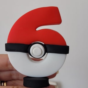 Anime Birthday Candle Cake Topper | Inedible | Plastic Free | Doesn't Melt | Keepsake | Handmade | Non-Toxic Cold Porcelain