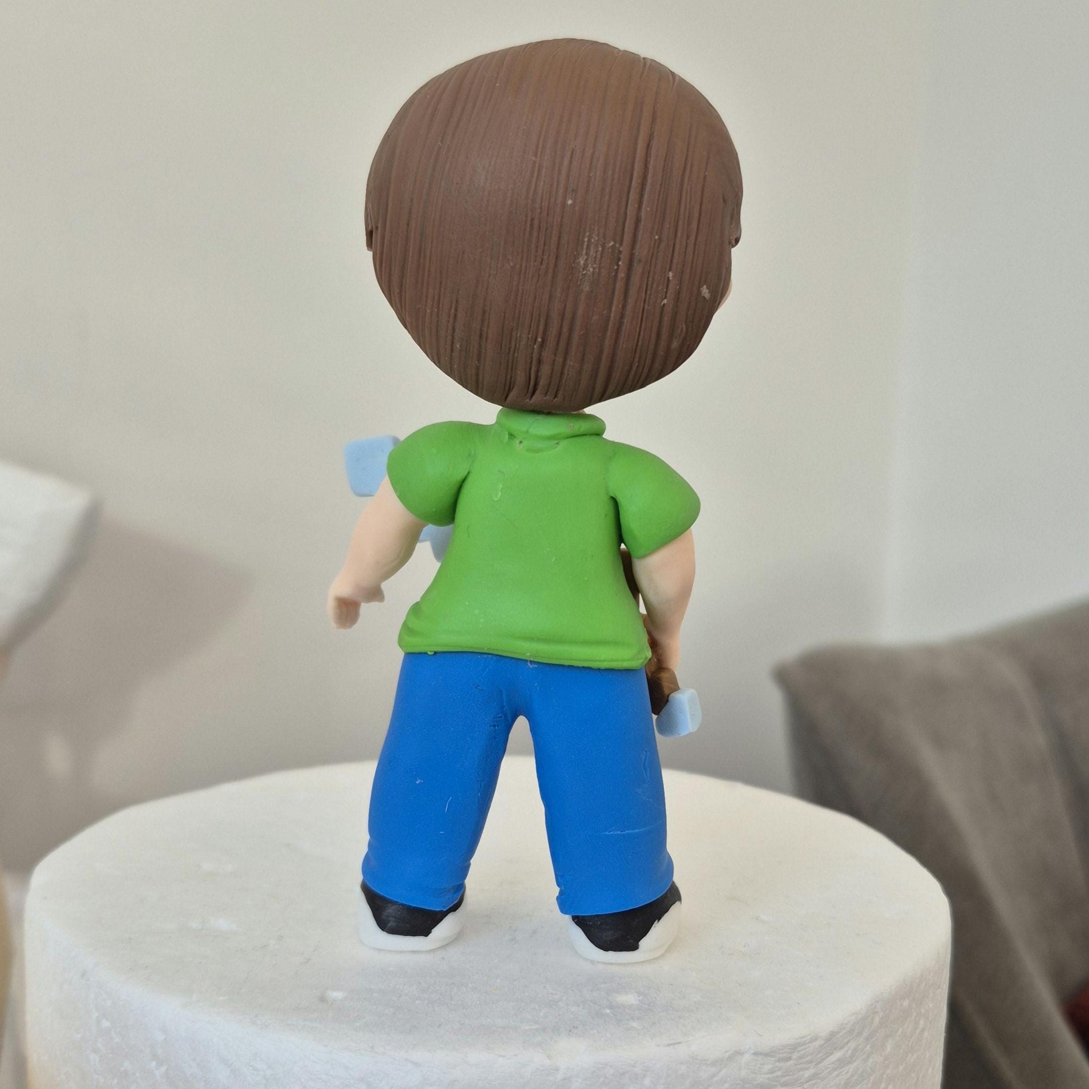 Craft Birthday Cake Topper + Candle