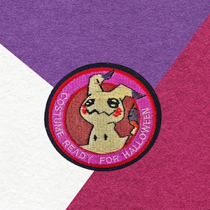 Anime and Videogame Character PKM Inspired - Embroidered Patch - Japanese - Iron On