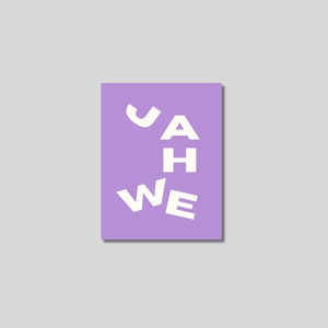 Jahwe - Christian Card
