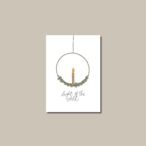 light of the world - Christmas Card