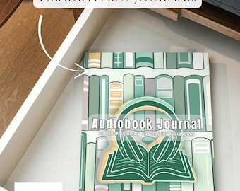Preorder - The AUDIOBOOK Journal - 200 Book summary spreads - 3 Cover Choices