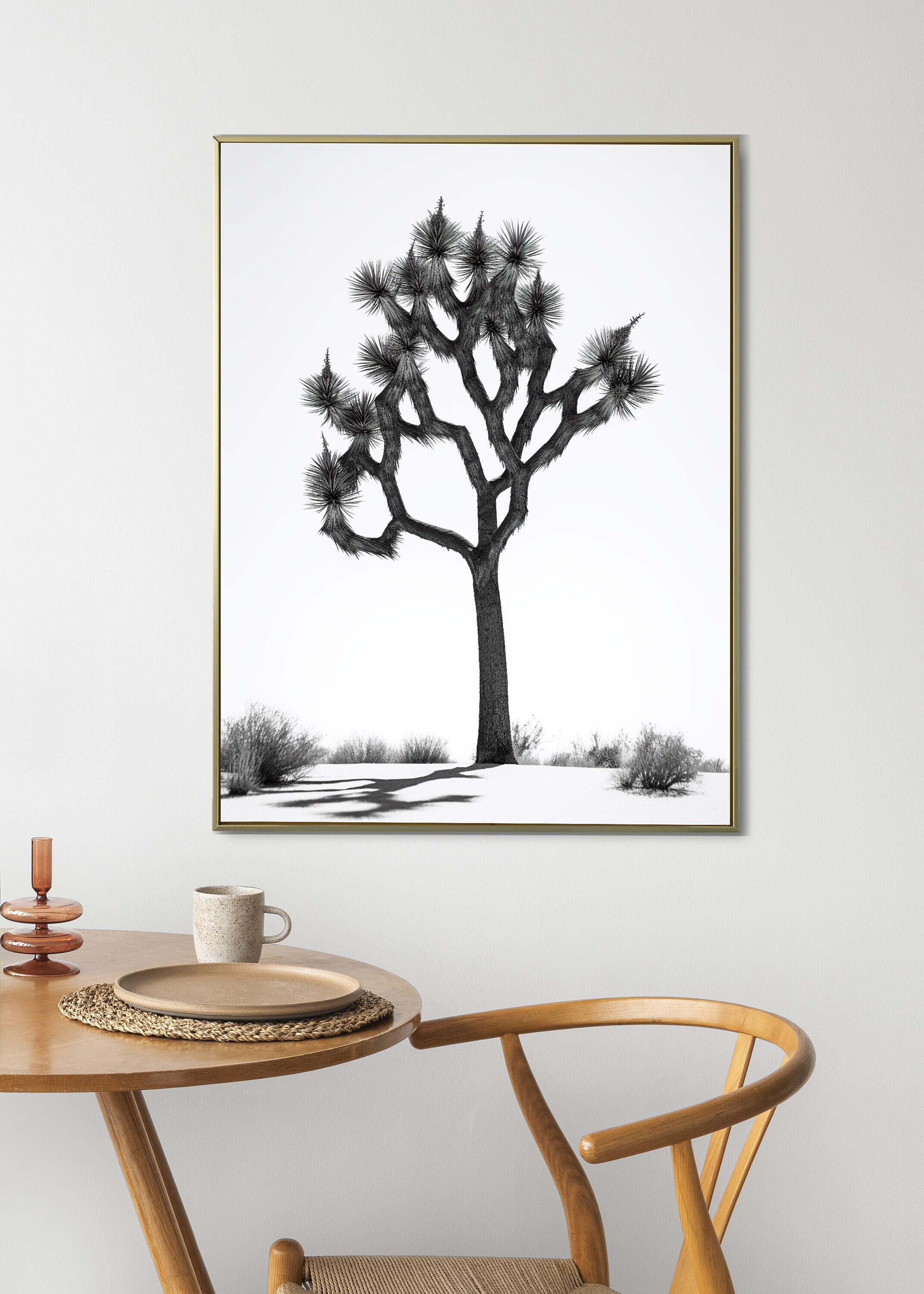 Joshua Tree Posters Joshua Tree Wall Art Black and White Etsy