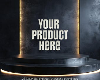 Luxury Podium Showcase Images: E-commerce Product Display (Digital Download)