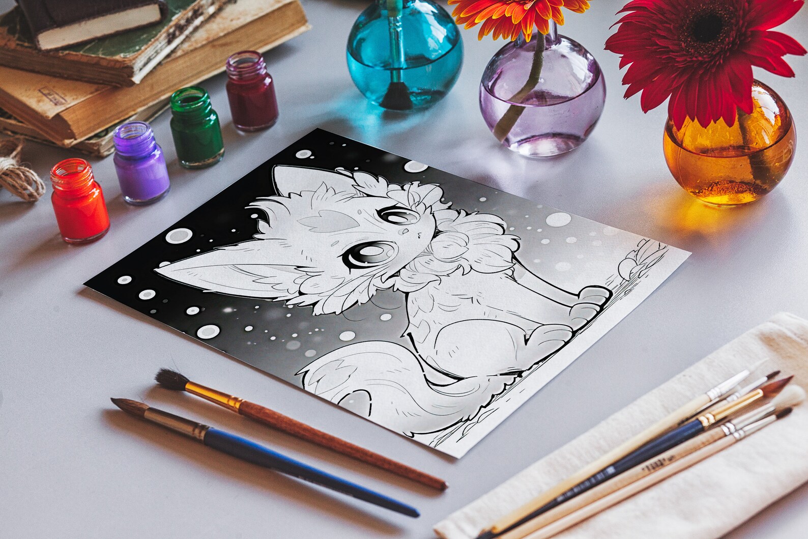 Cats Coloring Pages for Adults Coloring Book for Cat Lover - Etsy