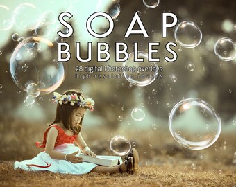 Soap bubbles overlays, Photoshop bubble effects, Photography overlays, Bubble texture, Design elements, Soap bubble enhancements, PNG