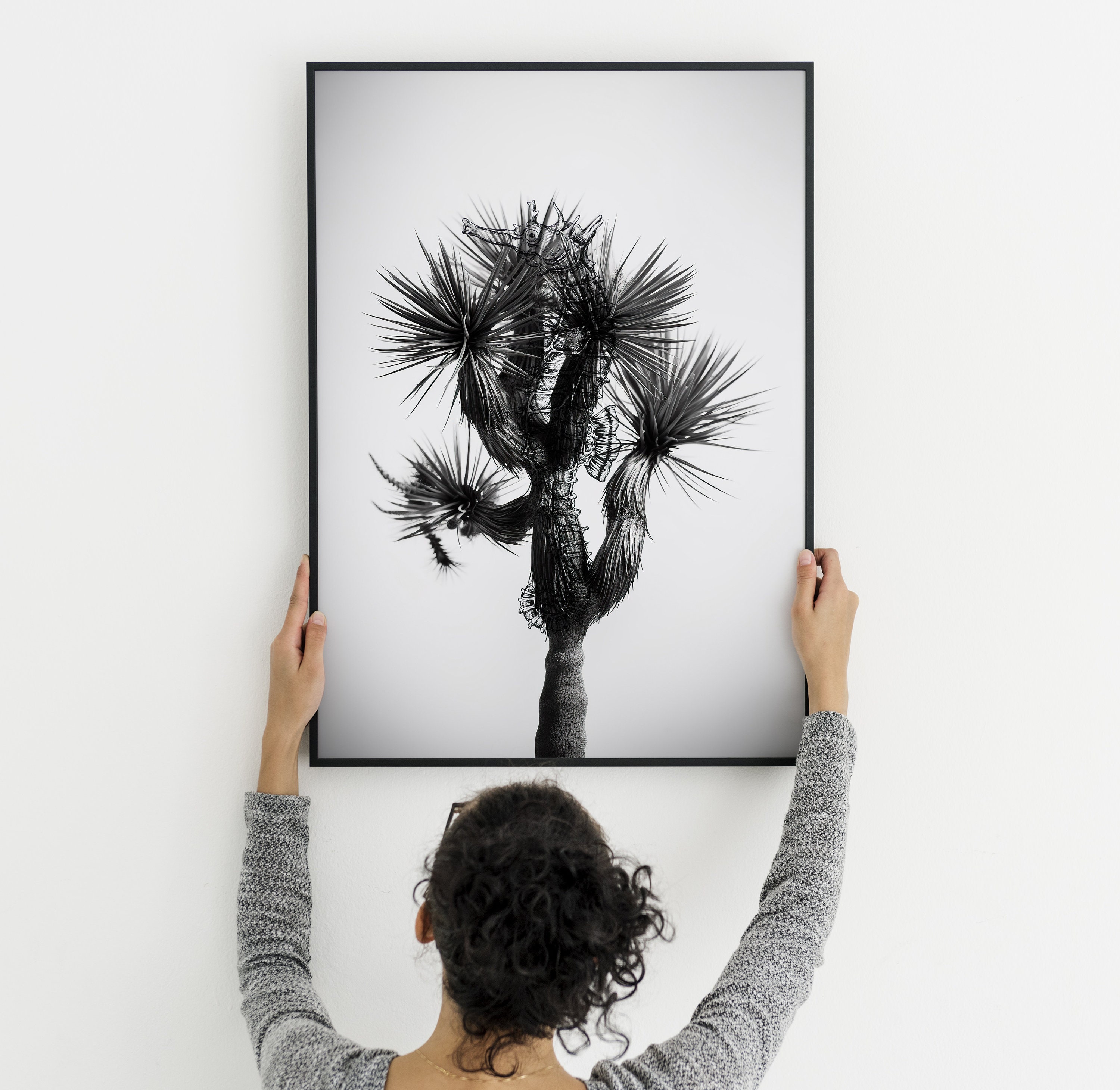 Joshua Tree Posters Joshua Tree Wall Art Black and White Etsy
