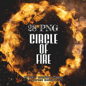 Circle of fire overlays, Fire and flames effects, Transparent PNG, Fire textures, Photoshop overlays, Flame overlays, Fire PNG, Flames PNG
