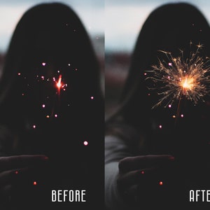 Festive sparkler overlays in transparent PNG format. Use in Photoshop to add glowing light effects to party scenes, holiday cards, or wedding photography. Includes bright spark trails and firework-inspired visuals.