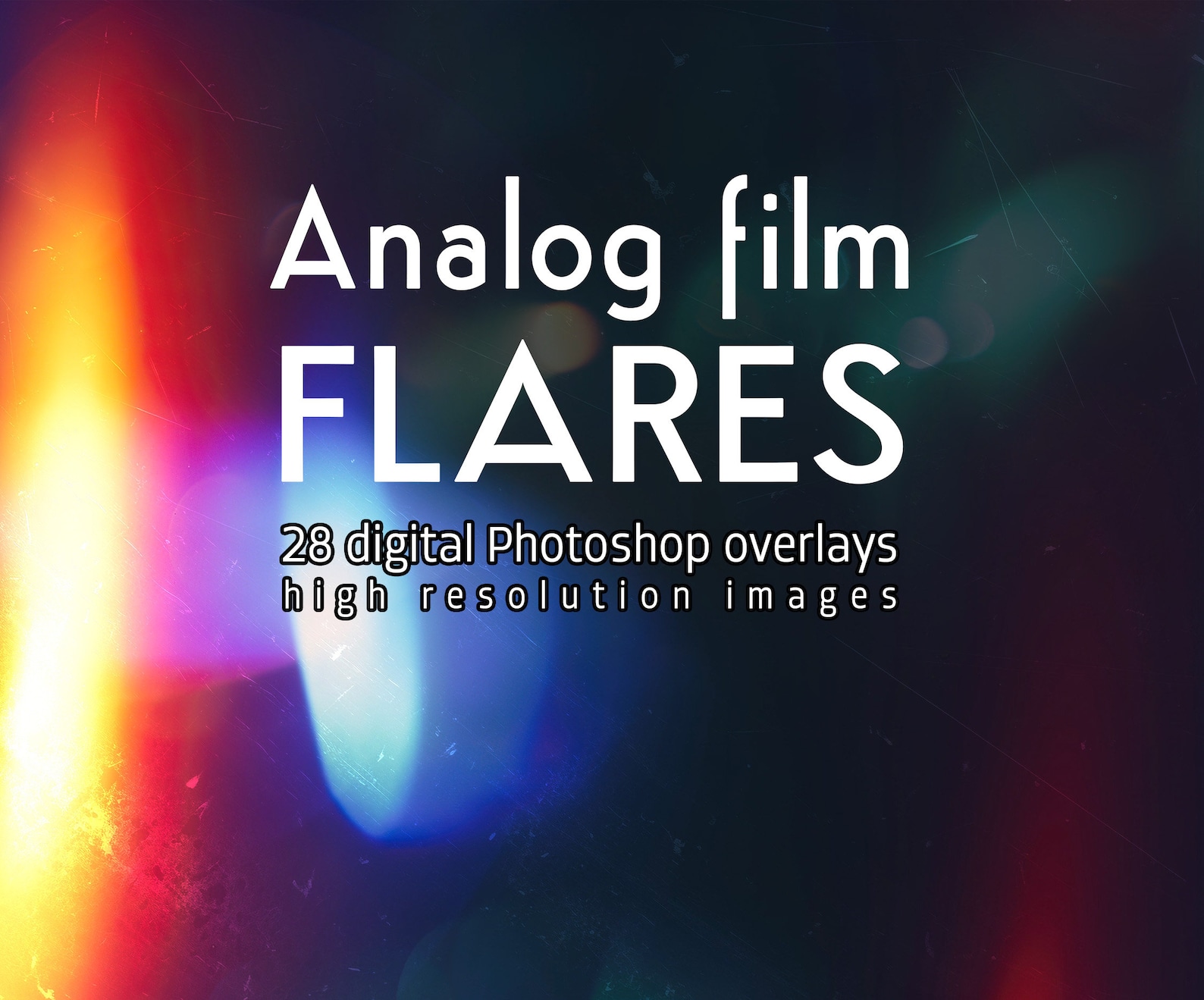 Film Flare Overlays, Analog Film Flares Effects, Photoshop Enhancements ...