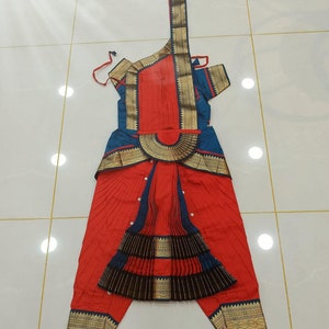 BHARTHNATYM Customised Costume  SUNPLEAT Kindly Provide your measurements and our team will tailor make it for you