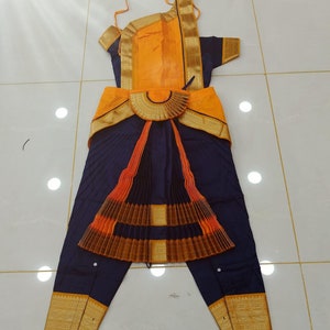 BHARTHNATYM Customised Costume  SUNPLEAT Kindly Provide your measurements and our team will tailor make it for you