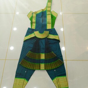 BHARTHNATYM Customised Costume  SUNPLEAT Kindly Provide your measurements and our team will tailor make it for you